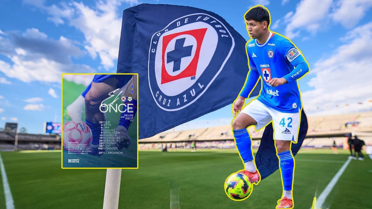 ¿Quién es Jaziel Mendoza? Debuta con Cruz Azul y suena para suplir a Piovi