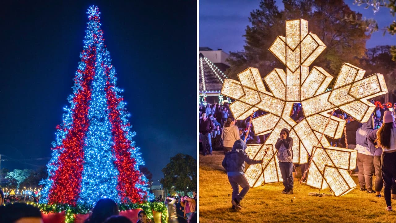 <h3 class="cms-H3-H3">Irving (Centennial Park)</h3>
<br>🌟 Paseo por Centennial Park decorado con 60,000 luces y otras zonas iluminadas.
<br>📆 
<b>Fecha: </b>Del 7 de diciembre al 1 de enero.
<br>⏰ 
<b>Horario: </b>Desde que oscurece hasta las 10 p.m.
<br>📍
<b>Ubicación: </b>
<a href="https://maps.app.goo.gl/UTutDy7saYYyhZ4a6" target="_blank">444 W. Second St., Irving</a>
<br>
<a href="https://www.cityofirving.org/1327/holidays-at-heritage">cityofirving.org/1327/holidays-at-heritage</a>