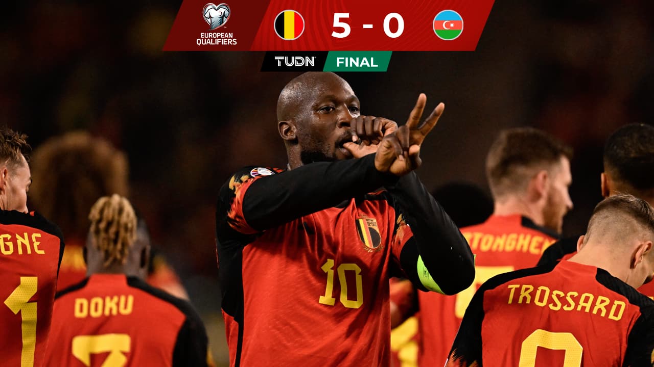 ¡Poker veloz! Lukaku destroza a Azerbaiyán rumbo a la Euro 2024