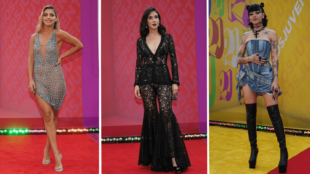 La fiesta de la música más importante del verano ya comenzó y los famosos mostraron sus mejores modelitos en la alfombra roja de Premios Juventud 2022.
