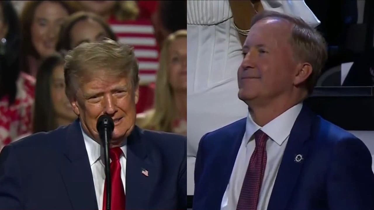 Donald Trump aclara polémicos comentarios sobre Ken Paxton: ¿Qué fue lo que dijo hoy durante su discurso?