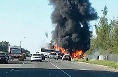 Nuestros corazones están con los afectados”, dijo Rollin Richmond, rector de la Universidad Estatal Humboldt. Imagen tomada de Twitter.