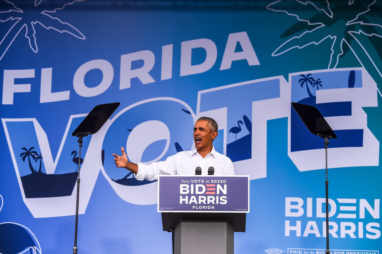 El expresidente Barack Obama regresa a Florida, pero esta vez estará en Orlando este martes, apoyando a Biden.