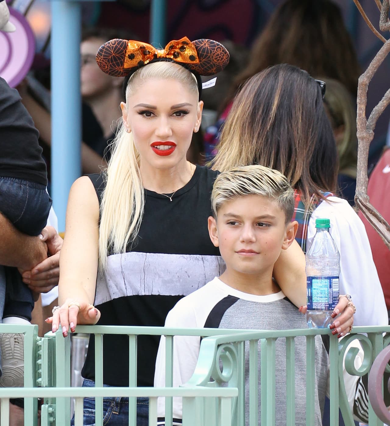 Y claro, no podían faltar los tres hijos de la cantante.