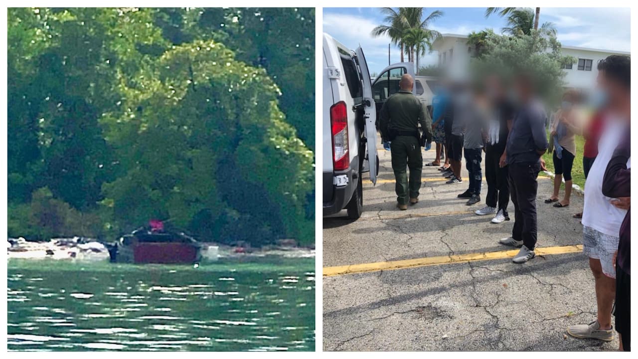 Rescatan a 15 balseros cubanos en una isla inhabitada de los Cayos de Florida