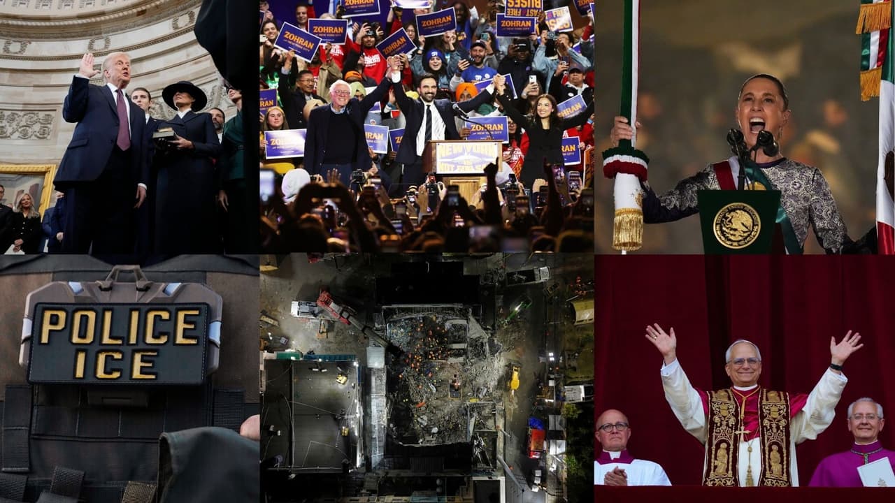 De la vuelta de Trump a la victoria de Mamdani: las imágenes (y noticias) que marcaron el año