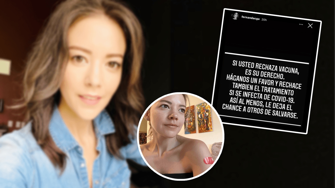 "Rechace también el tratamiento si se infecta": Actriz critica a quienes se oponen a las vacunas