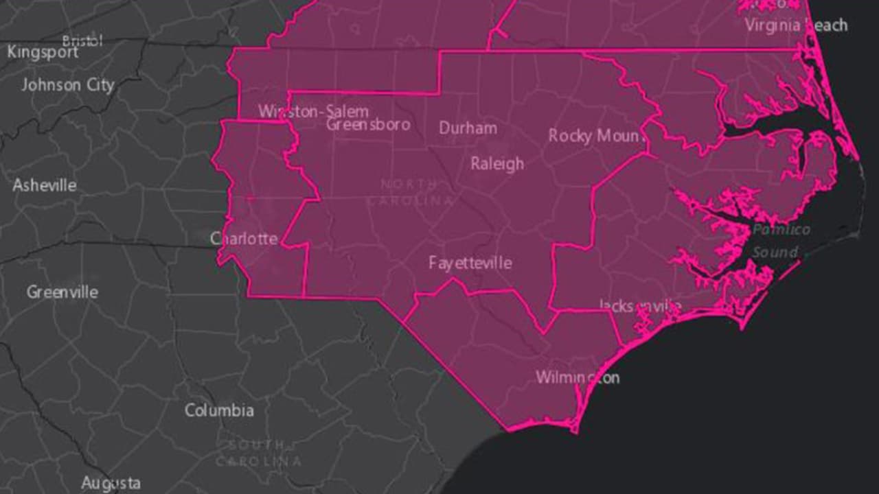 Emiten aviso de bandera roja en Carolina del Norte por riesgo de incendios