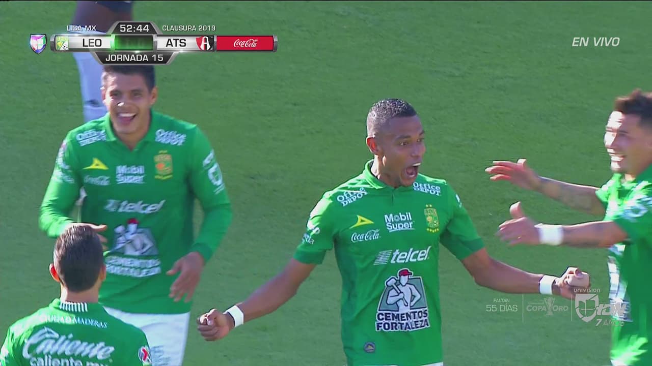 ¡Llega el segundo para León! William Tesillo no perdona a Atlas