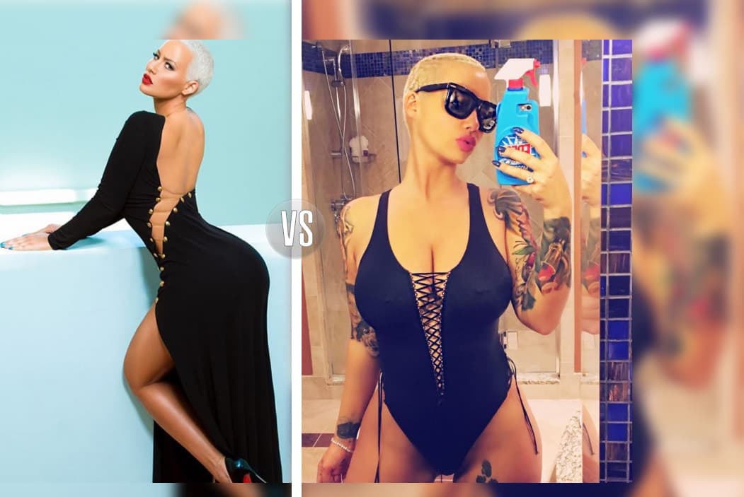 Pero ella no es la única ya que hay otras famosas que también son fanáticas de enseñar mucho de eso que la naturaleza les ha dado, como es el caso de la divina Amber Rose.