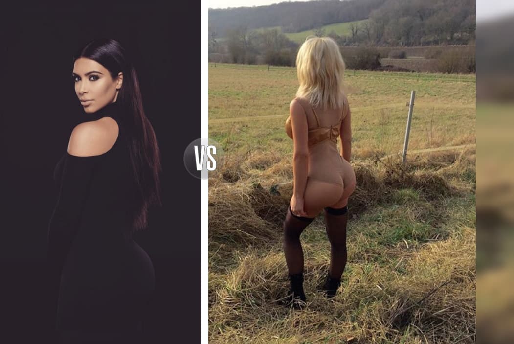 Wow! Kim sí que tiene unas curvas que vuelven loco a cualquiera.