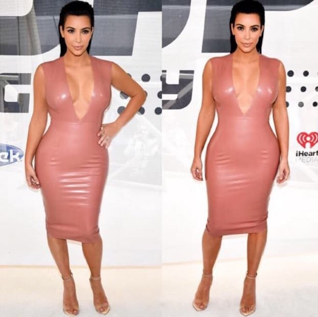 Este vestido de látex es uno de los más emblemáticos de la esposa de Kanye West.