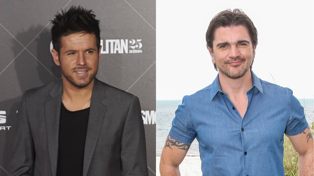 Duo de galanes, el español Pablo López y el colombiano Juanes interpretan el tema 'Tu enemigo'.