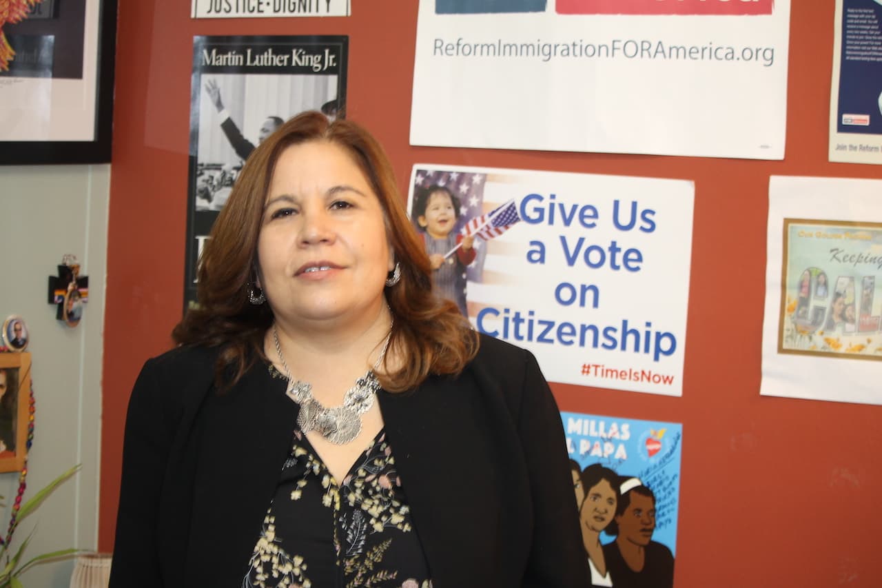 Angélica Salas, directora ejecutiva de la Coalición por los Derechos de los Inmigrantes de Los Ángeles (CHIRLA) criticó la manera en que el presidente Donald Trump decidió terminar con el programa de DACA.