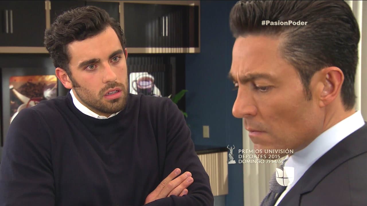 En Pasión y Poder, Eladio le reveló a David el romance que hubo entre Arturo y Julia. ¿Qué hará ante la confesión?