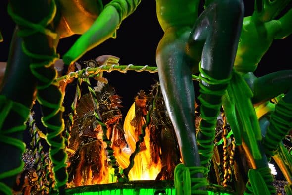 "La Danza del Congo grande representa la época de las tribus africanas".