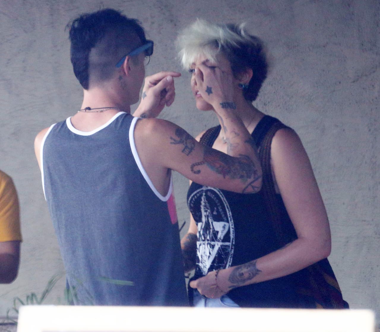 Michael Snoddy se comportó muy tierno con ella.