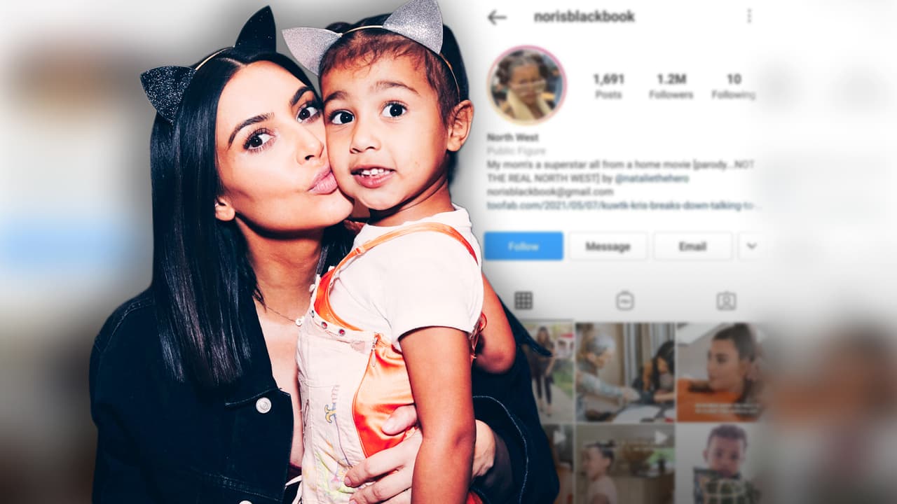 Kim Kardashian dio con la mujer detrás del perfil falso de North West que tiene un millón de seguidores
