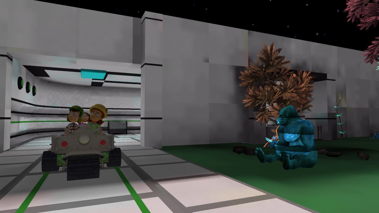 Puede ser jugado con o sin lentes tridimensionales.