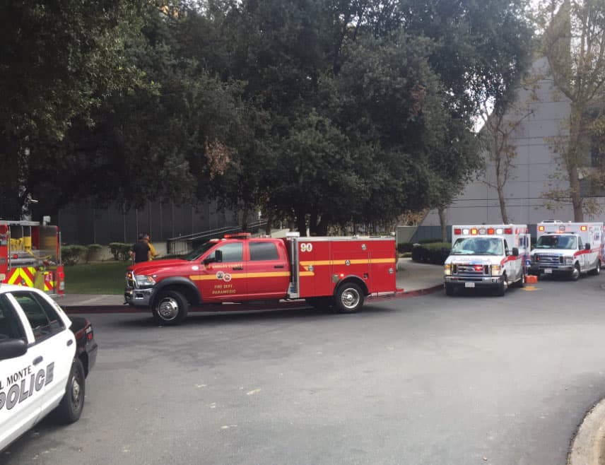 El Departamento de Bomberos del Condado de Los Ángeles determinó que la sustancia dentro de un paquete sospechoso, enviado a una oficina en El Monte, no era peligrosa.