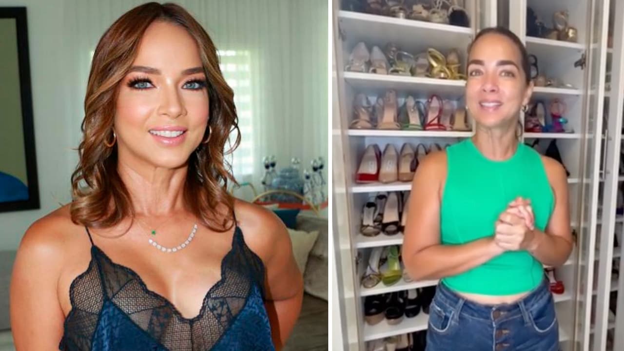 Adamari López tiene una enorme y hermosa colección de zapatos: ocupan una habitación completa