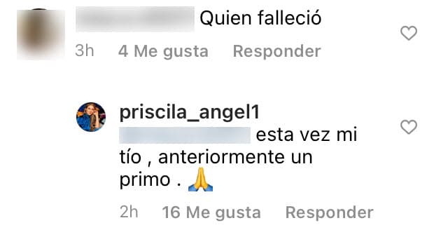 Mencionó que 
<b>primero fue un primo y esta vez un tío.</b>
<br>
