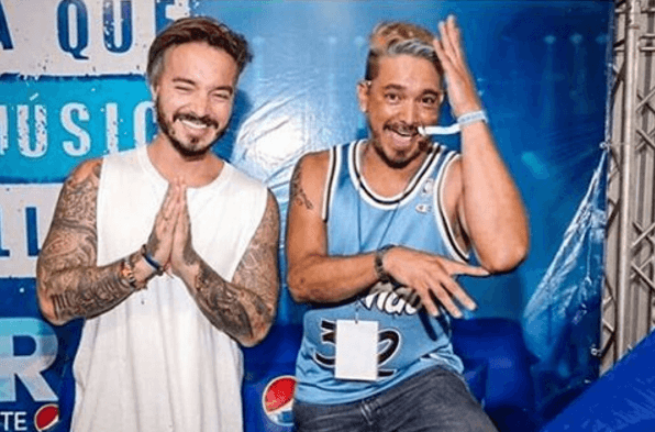 Freddy aprovechó que su ídolo ofreció un concierto en Guatemala para conocerlo personalmente.