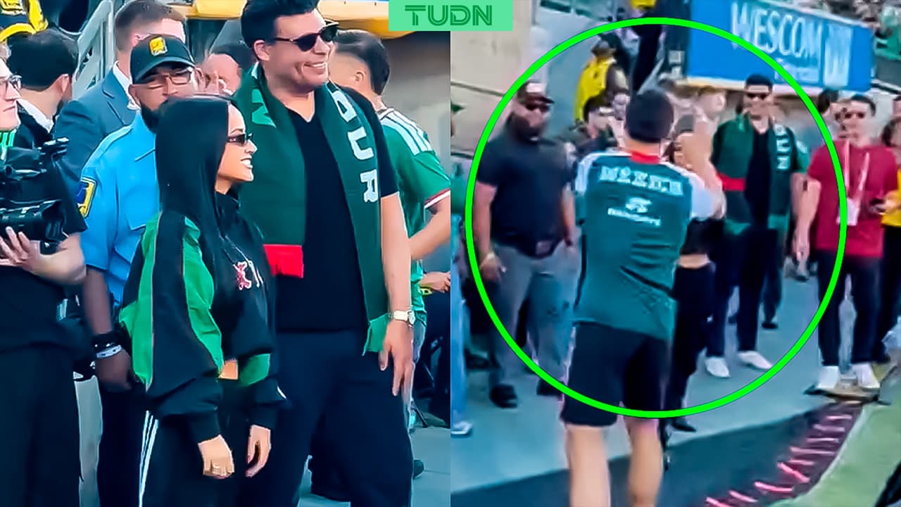 Becky G y Obed Vargas juntos previo al México vs Australia