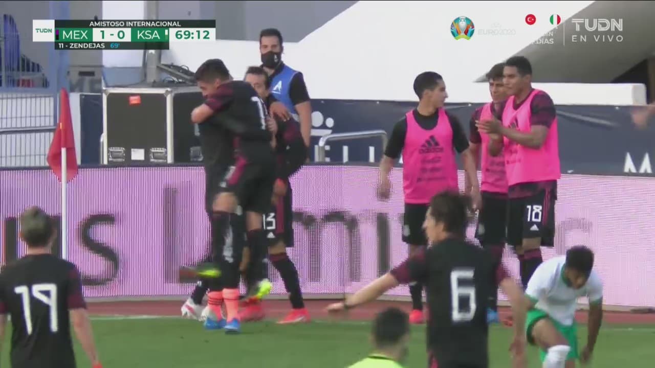 ¡Jugada espectacular del Tri! Alex Zendejas anota el 1-0 ante Arabia