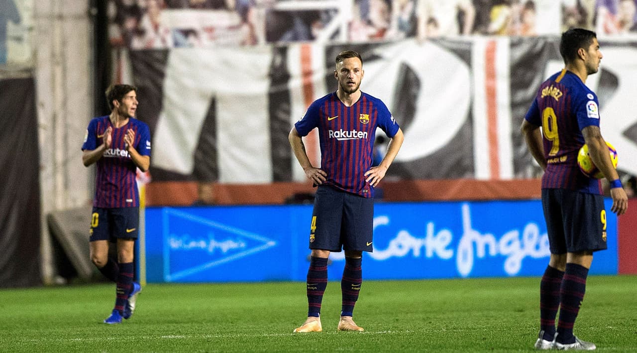 Reinaba el desconcierto en el Barcelona por la derrota parcial frente al penúltimo en la tabla de posiciones de La Liga, el Rayo Vallecano.