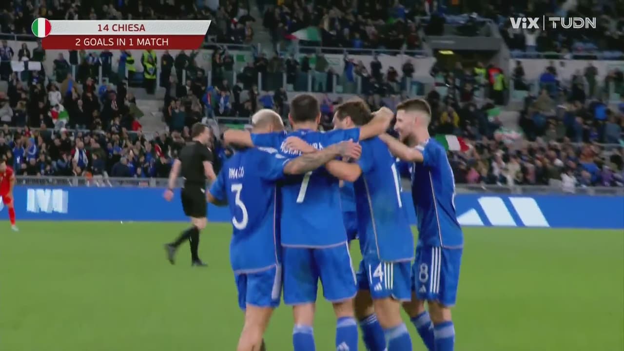 ¡Esto ya es goleada! Chiesa aprovecha el contragolpe para marcar su doblete
