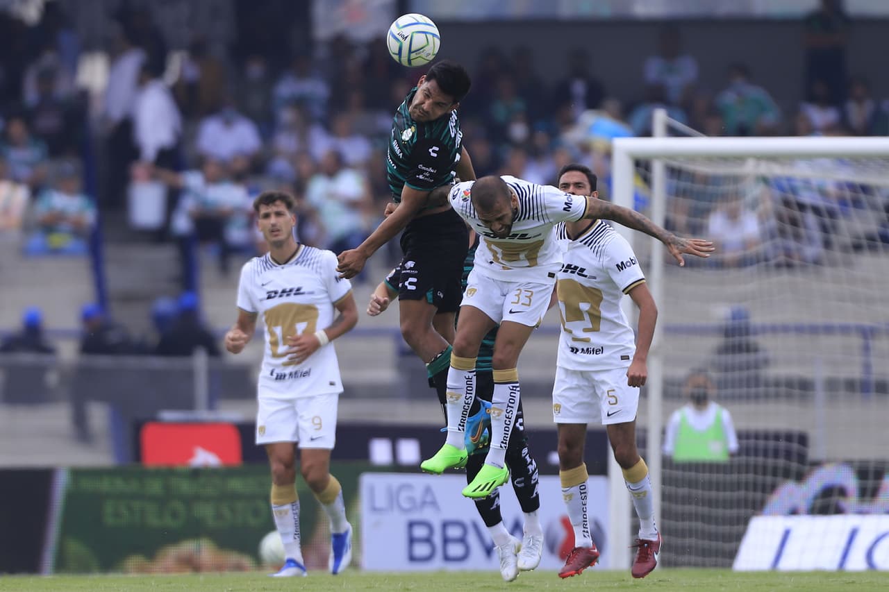 Goleada escandalosa a Pumas por parte de Santos por marcador de 5-1 en el Estadio Olímpico Universitario en la Jornada 10 del Apertura 2022 de la Liga MX.