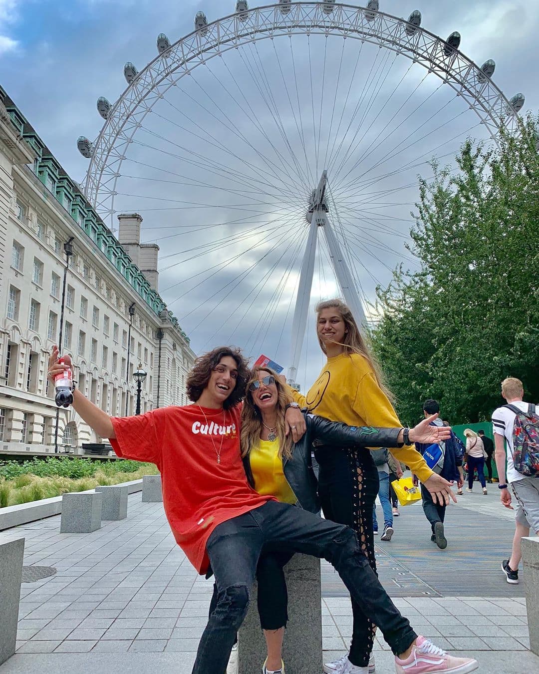 Y juntos conocieron el London Eye, el carrusel más famoso del mundo, según señaló la conductora de El Gordo y La Flaca en su Instagram.