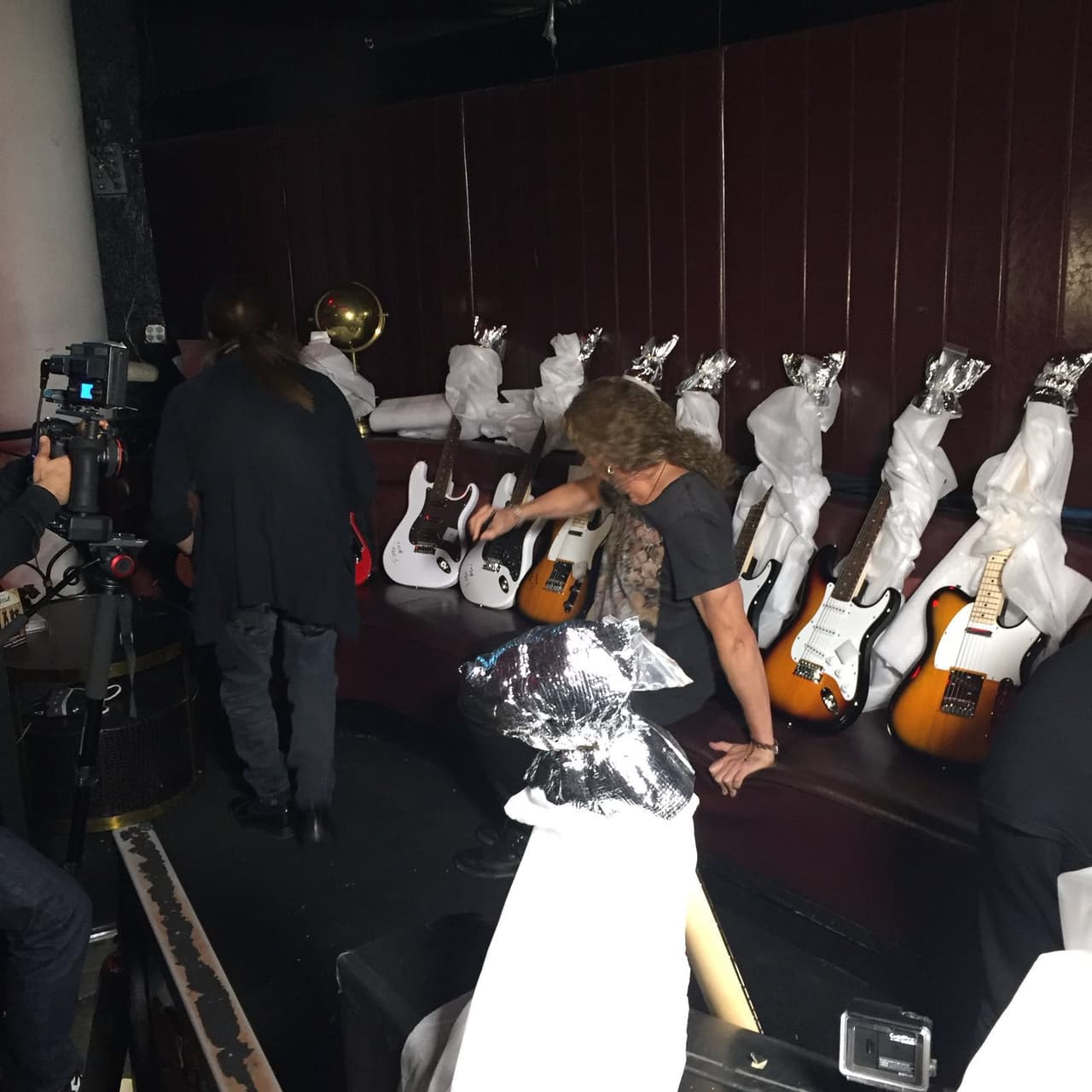 Antes de que iniciara el show, los músicos tuvieron un día súper movido.