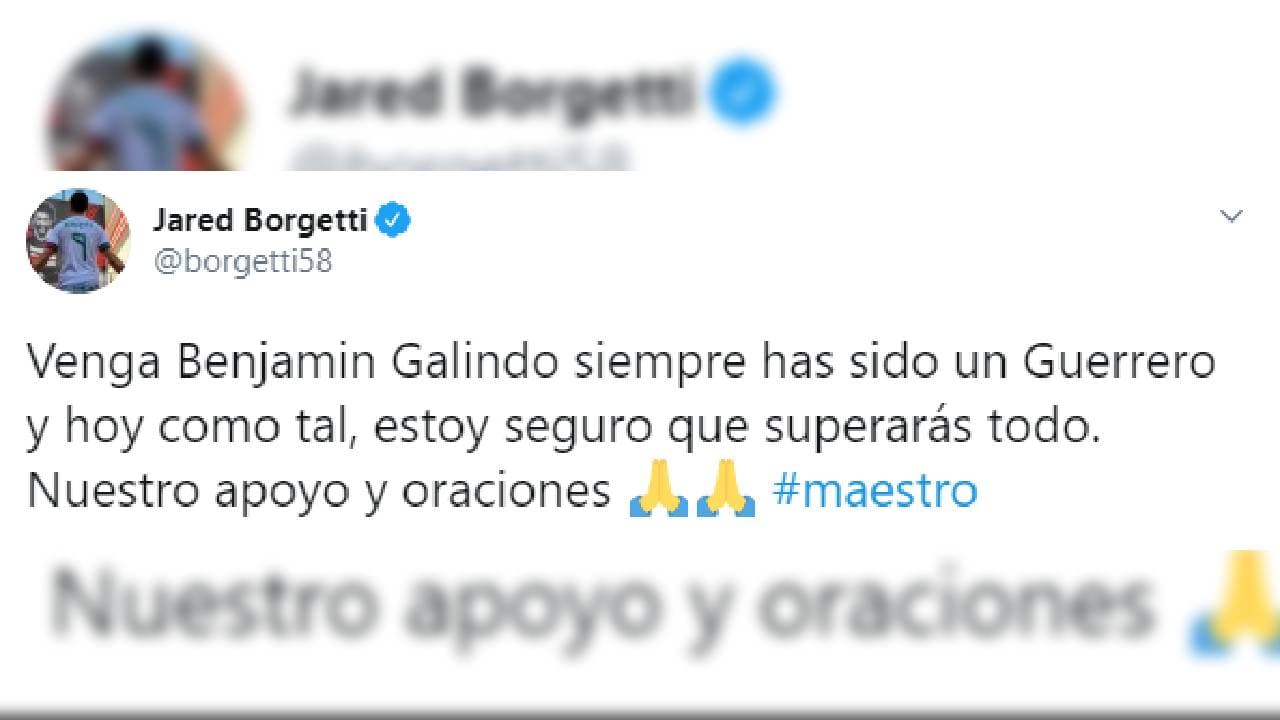 Así reaccionó el mundo del futbol ante la reciente hospitalización de ‘El Maestro’, Benjamín Galindo.