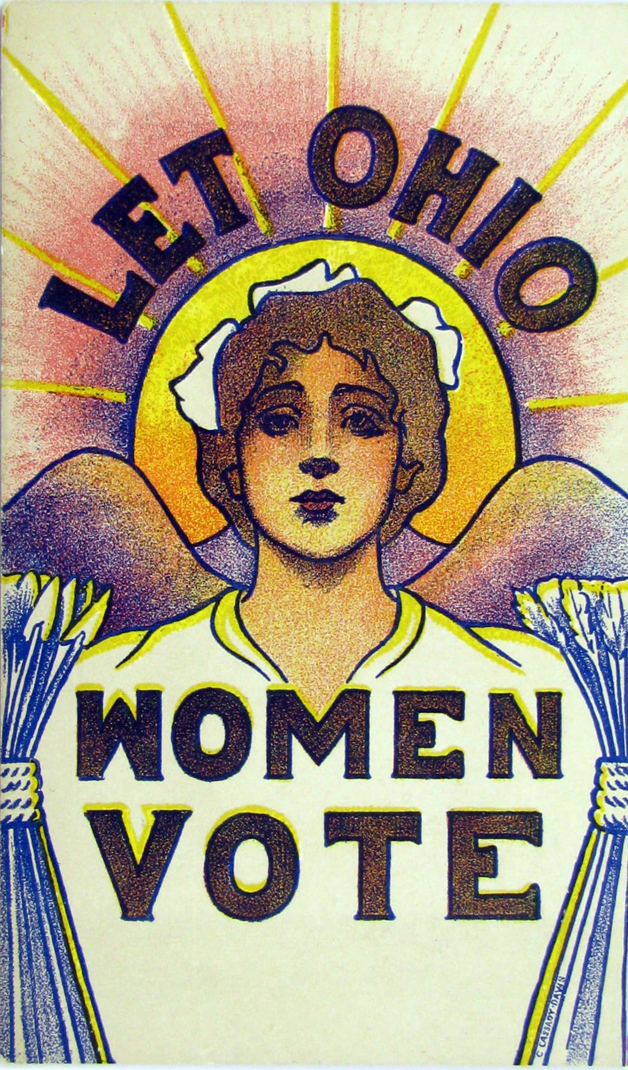 O esta otra de 1900 en la que se pide que dejen votar a las mujeres de Ohio.