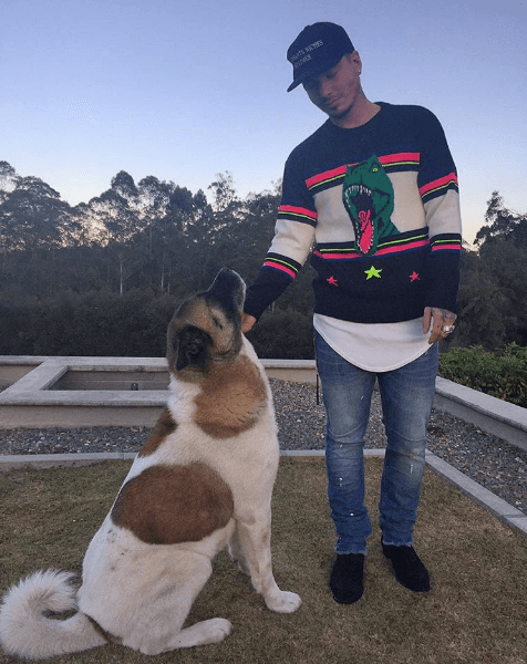 Este perro es uno de los más consentidos y se le nota cada que está jugando con su amo.