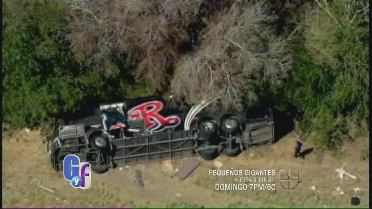 Un grupo que supo ganar varios premios Grammy es 
<b>El Recodo</b>. Pero también se llevaron el susto de sus vidas en 
<b>junio de 2015</b>, cuando 
<b>el autobús que los llevaba volcó</b> en una carretera cercana a San Antonio, Texas.