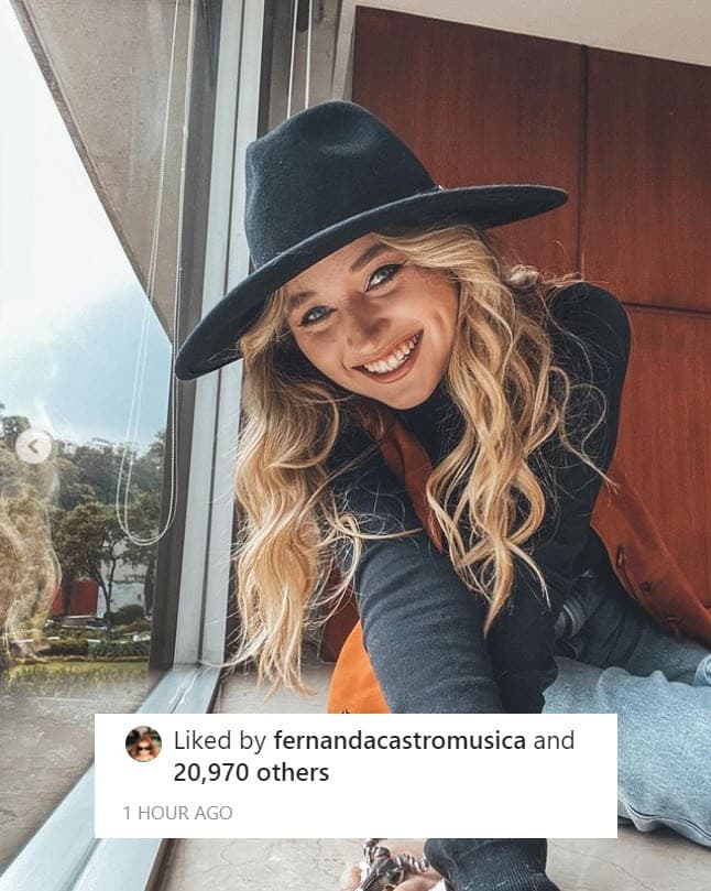 Mientras que
<b> Fernanda </b>solo le dio 'me gusta' a la publicación.
<br>