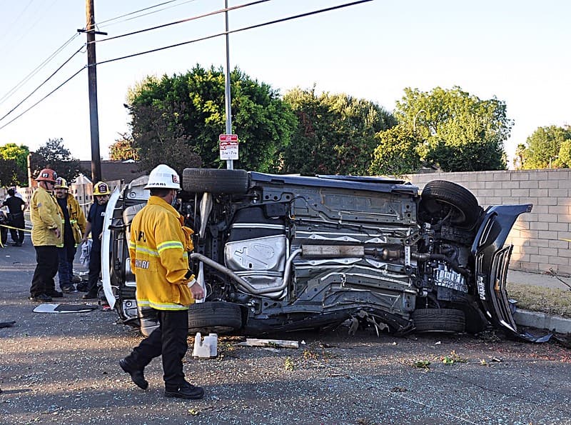 El pasado 25 de julio una colisión entre dos vehículos ocurrió en el bloque 9800 del Bulevar Balboa en Northridge.