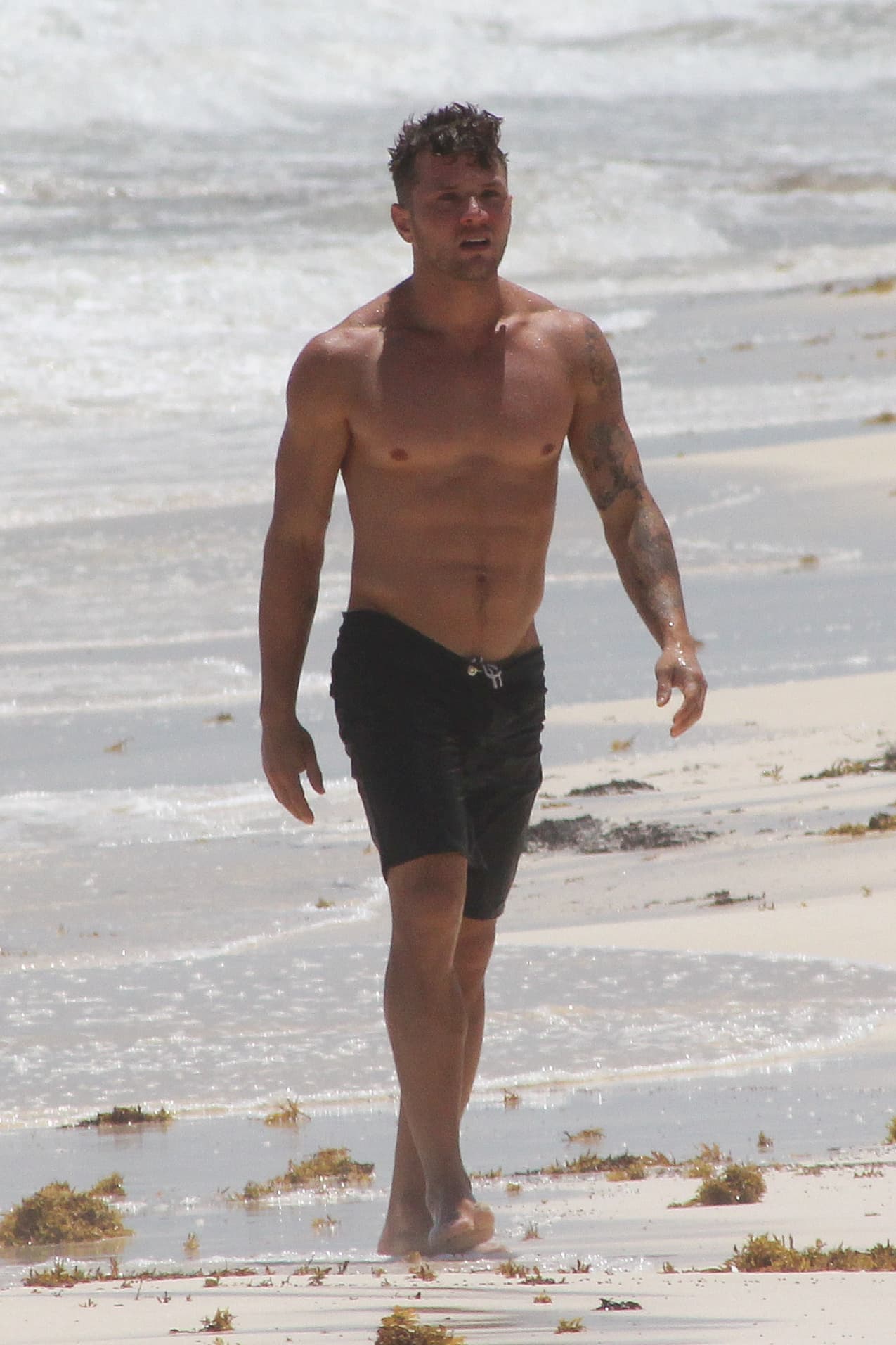 Ryan Phillippe en la playa