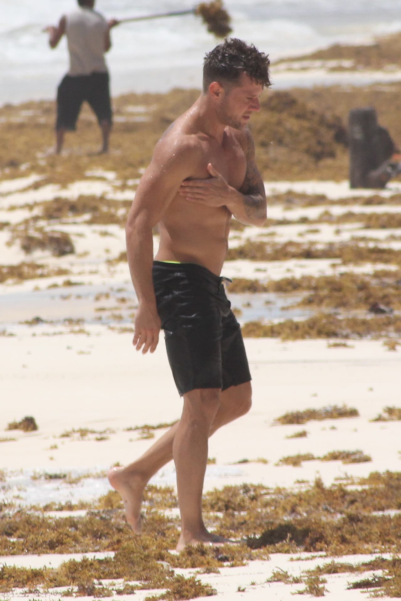 Ryan Phillippe en la playa