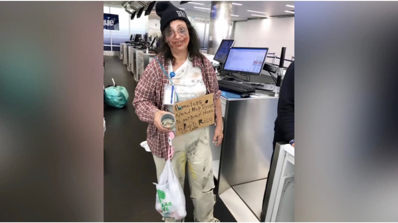 JetBlue se disculpa por empleada disfrazada de desamparada queriendo regresar a Cuba y Puerto Rico