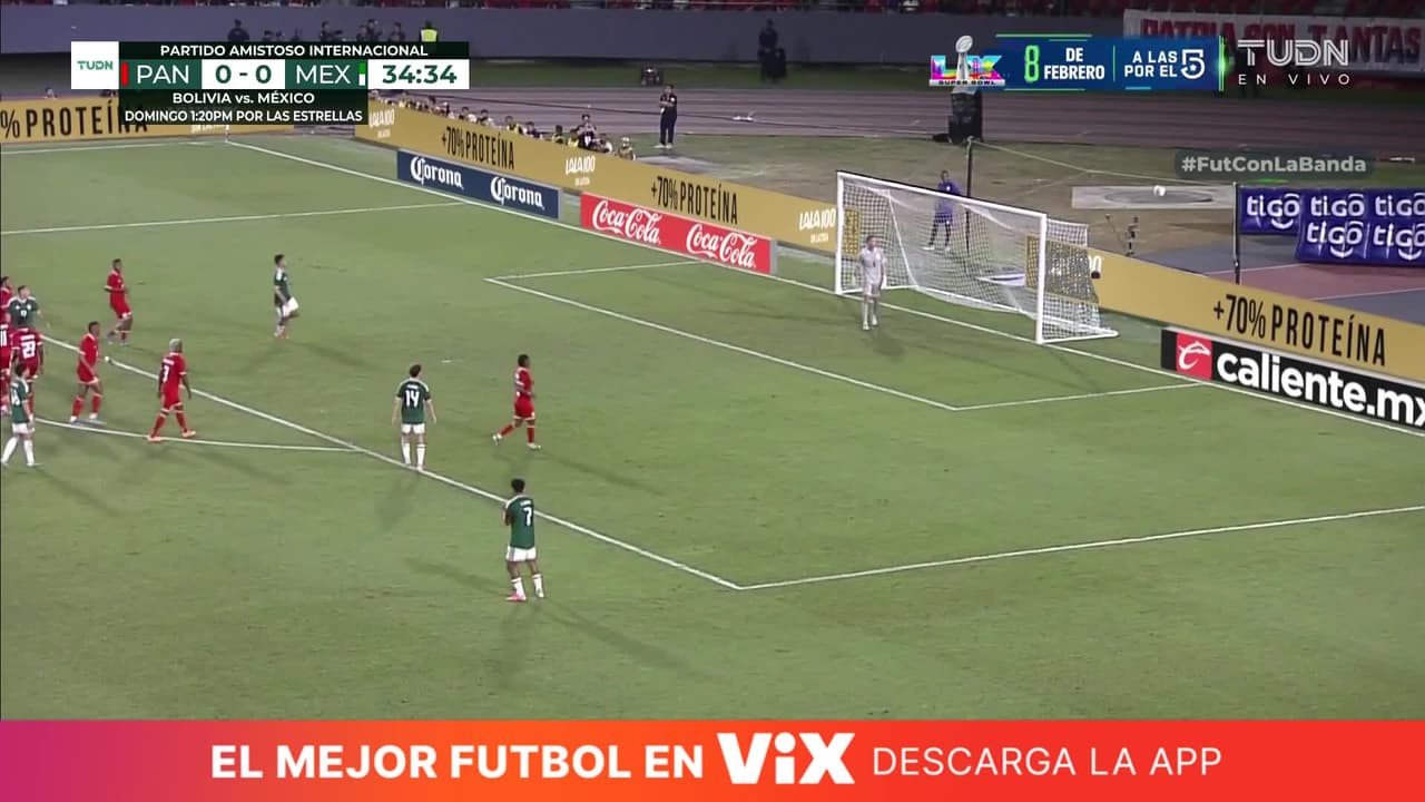 ¡Pasó cerca el balón! Gutiérrez se animó a pegarle directo pero pasó por un costado de la portería