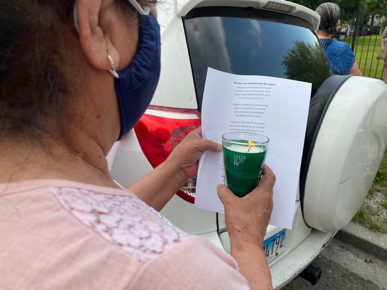 Un grupo de familiares y allegados se reunieron en la tarde del 3 de junio en honor de la joven de 14 años que se encuentra en estado crítico tras recibir un balazo en cabeza, el 4 de junio.