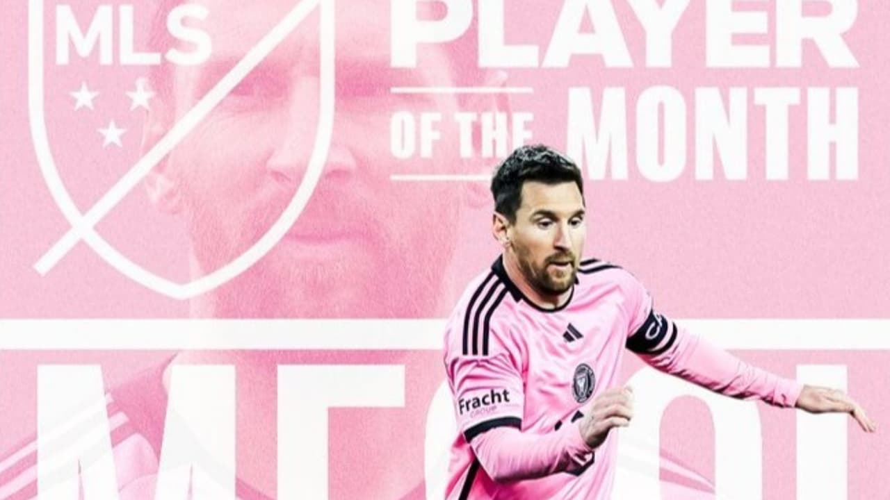 Messi es nombrado como el mejor jugador de abril en la MLS