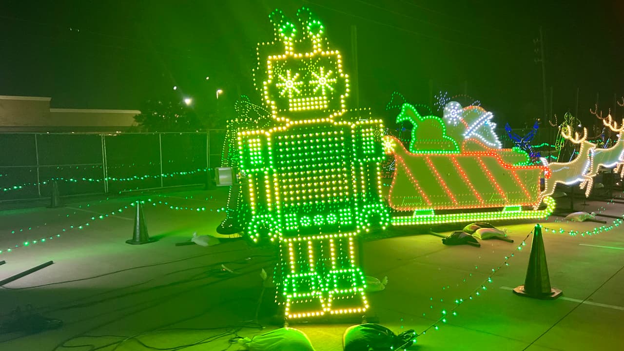 El recorrido por el parque en Katy tiene una duración aproximada de 30 minutos.