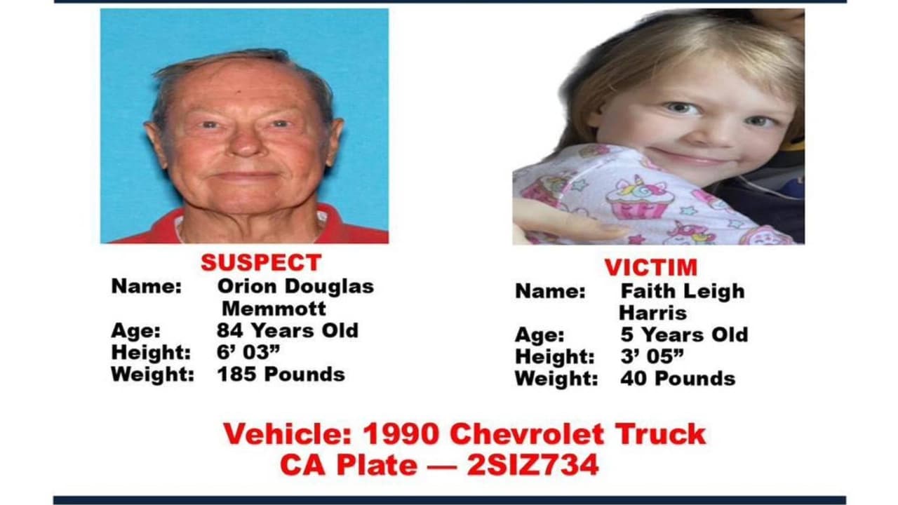 Buscan en el norte de California a niña sustraída de su casa por exesposo de su abuela