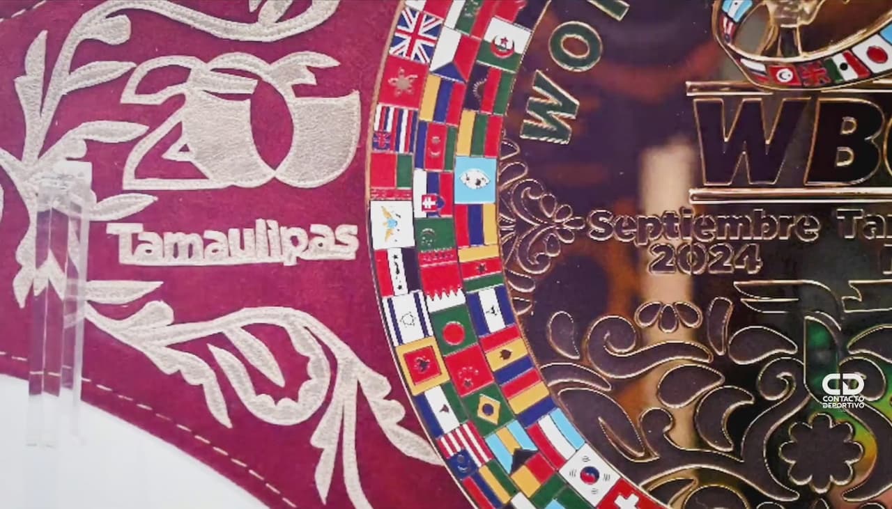 ¡Arte puro! Presentan cinturón especial para Canelo vs.Berlanga