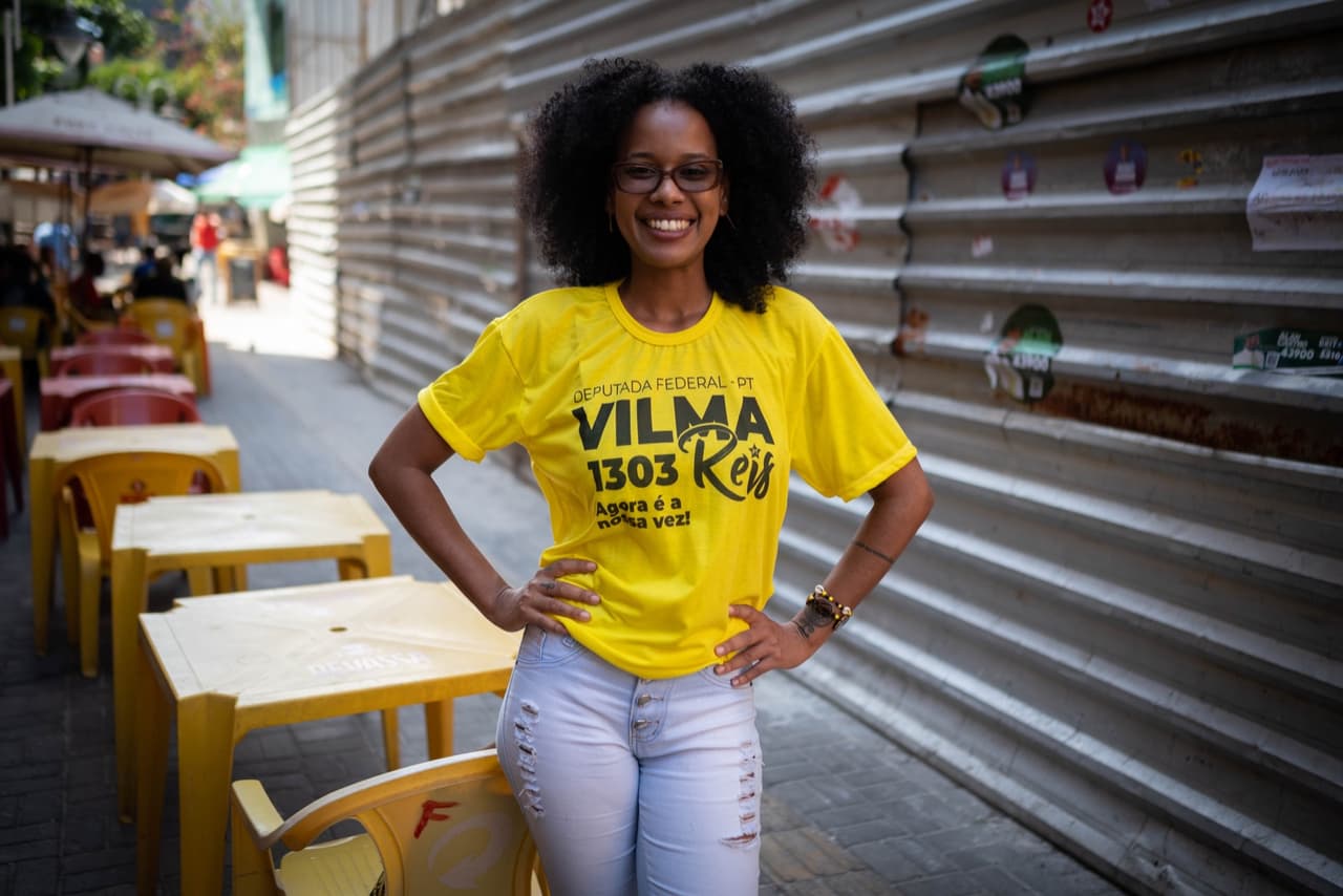 Ana Paula Rosario, de 27 años en el barrio Dois de Julho, Salvador de Bahía, Brasil.